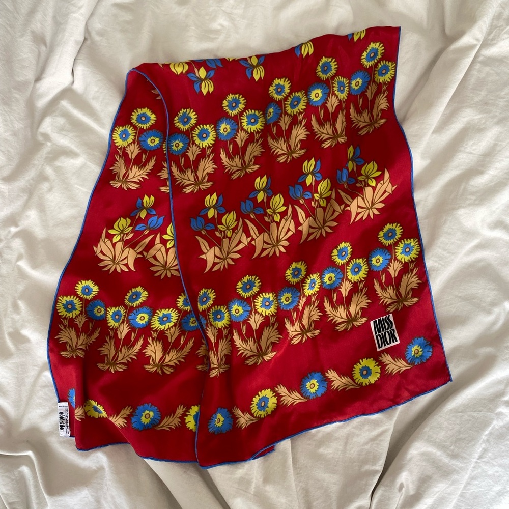 Vintage 1950’s Miss Dior Scarf